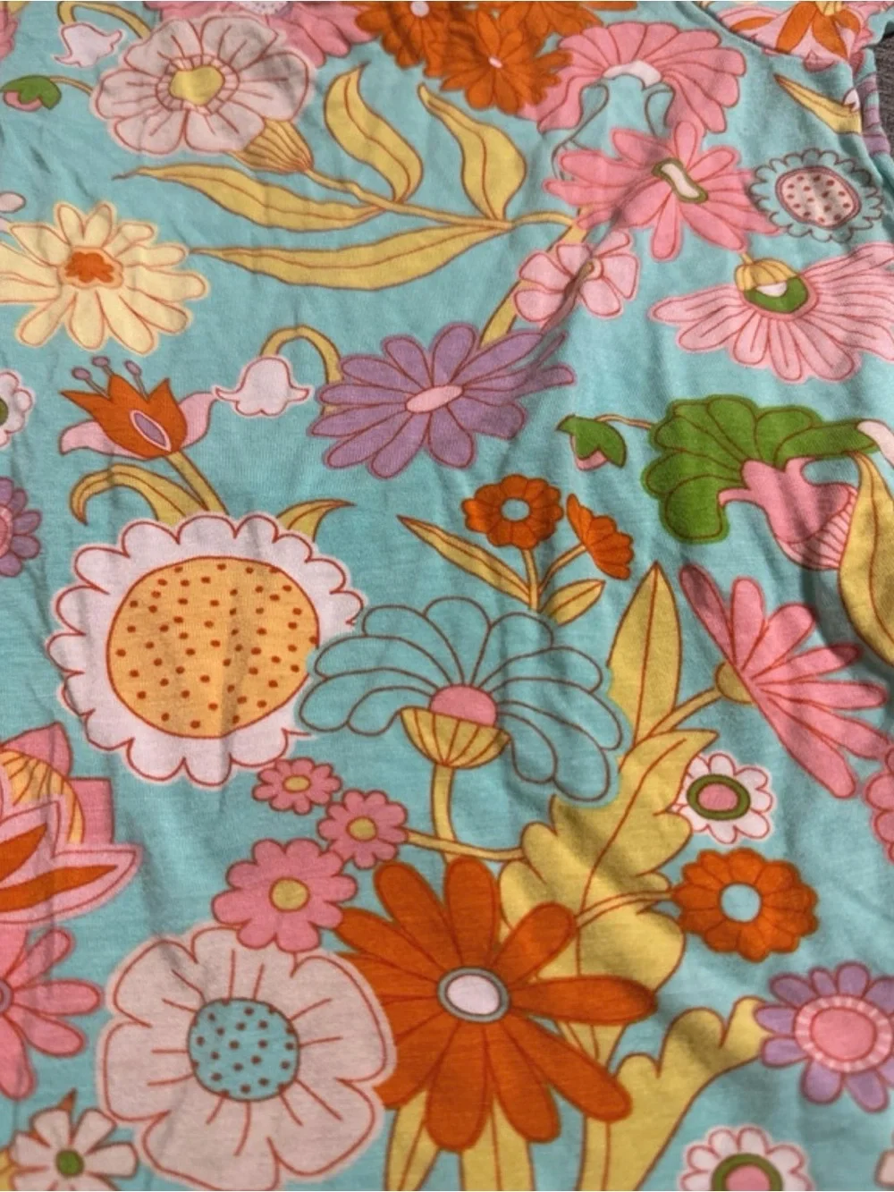 2T Posh Peanut Bamboo Floral Pajama Toddler Set - Picture 3 of 3